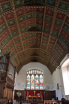 the chancel roof