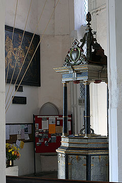 the Laudian font cover