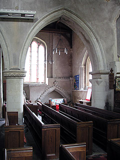 looking across the nave