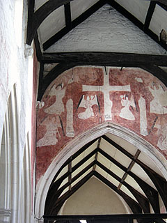 the rood outline and angels