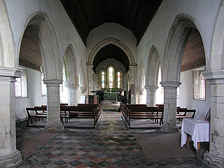 the church looking east