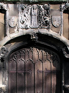 Over, the marian west door
