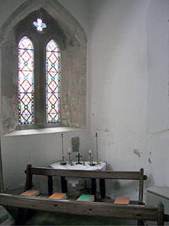a quiet corner of the south aisle