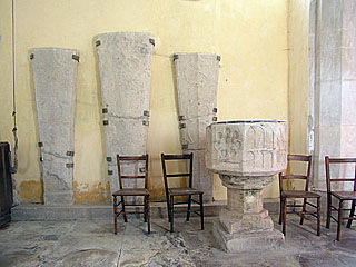 the coffin lids and font