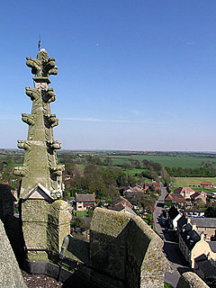 Sutton tower parapet