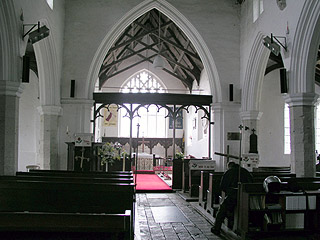 view to the chancel