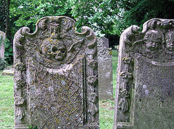 some of the splendid collection of gravestones