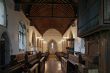 view west from the chancel