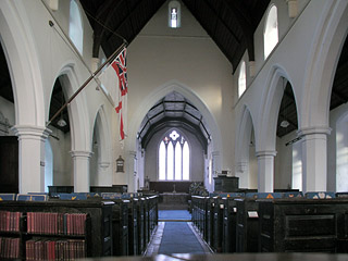 the nave and view to the chancel