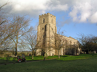 the couchant-lion church at West Wratting