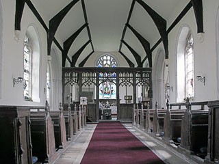 the chancel and screen seen from the nave