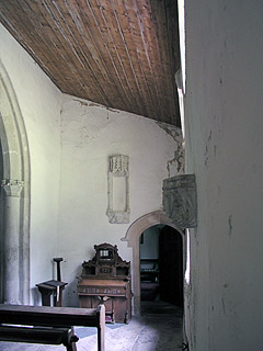 the end of the south aisle in Stetchworth