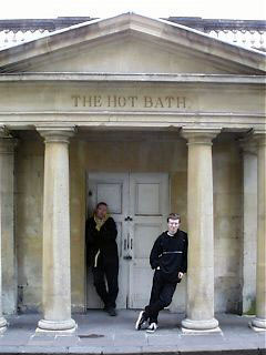 Ben and Mark, the Hot Bath, Bath, 10th October 1998